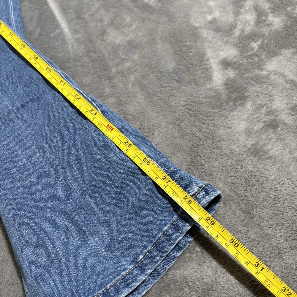 Lucky Brand Stevie High Rise Flare Jeans Blue Seam Denim Womens 2/26 A Y2K - Picture 3 of 8